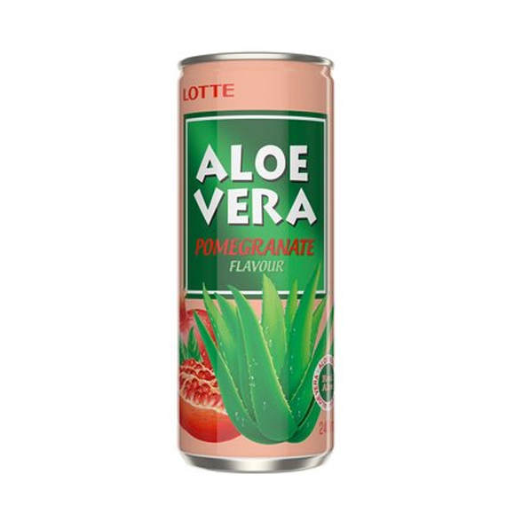 Lotte Aloe Vera Pomegranate Drink Traube 240 ml